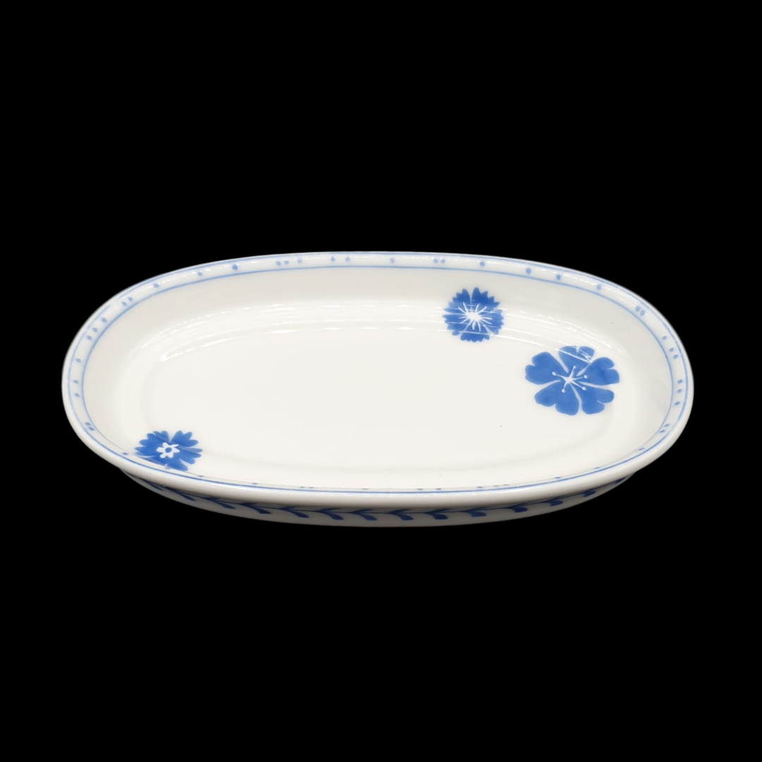 Villeroy & Boch Farmhouse Touch Blueflowers Relief Piatto Ovale