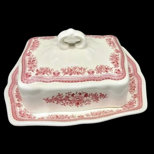 Villeroy & Boch Fasan rot: Butterdose, zweiteilig, groß Villeroy & Boch (7120912351369)