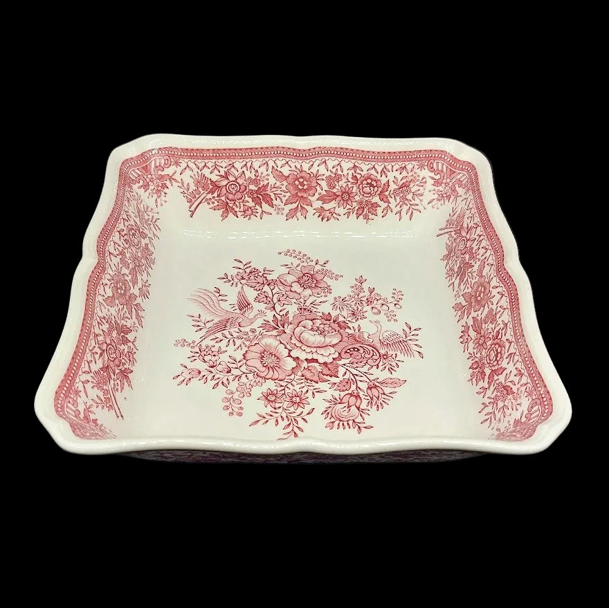 Villeroy & Boch Fasan rot: Schüssel / viereckige Servierschüssel 21 cm Villeroy & Boch (7120736354441)
