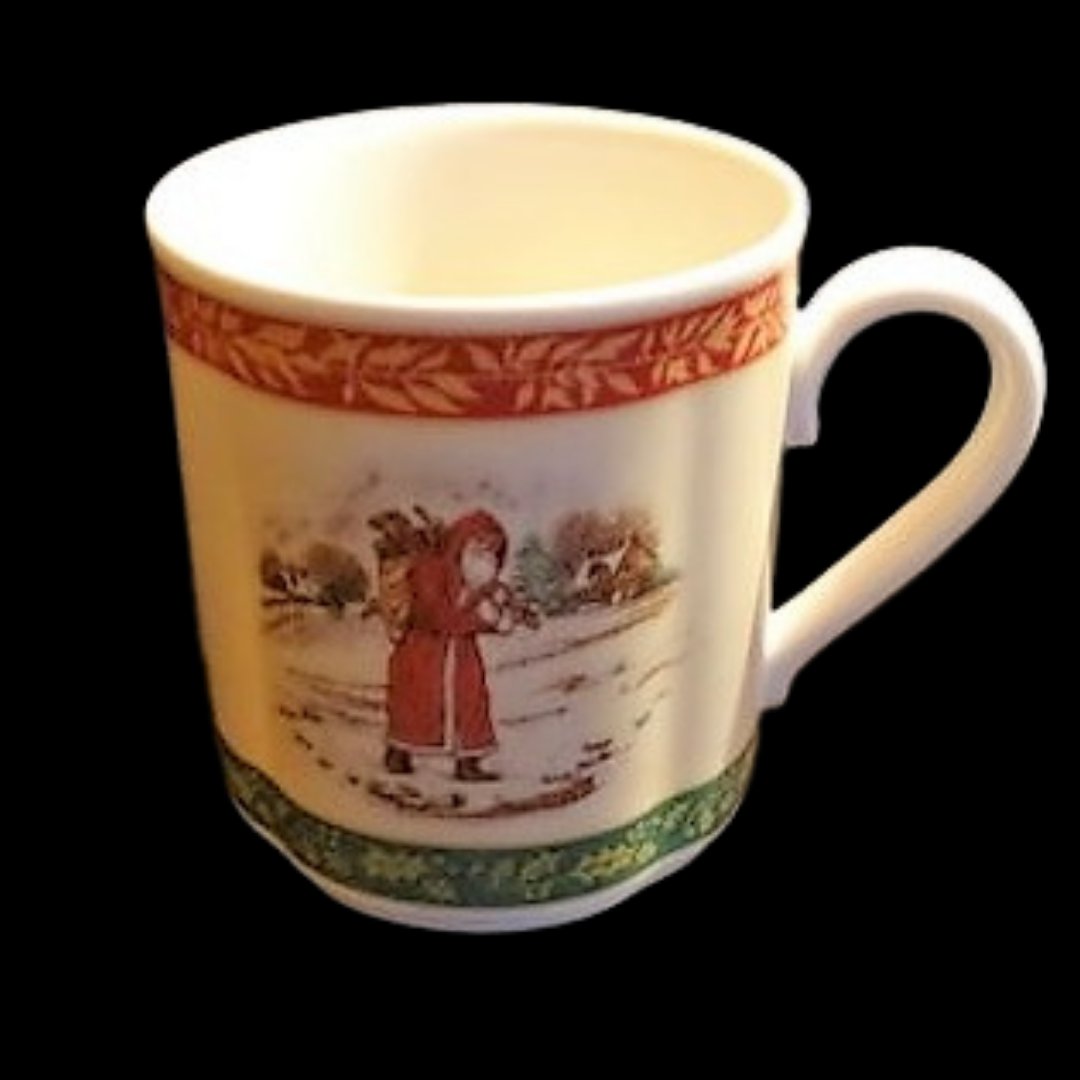 Villeroy & Boch Festive Memories: Henkelbecher / Kaffeebecher Weihnachtsmann Villeroy & Boch (7120910581897)