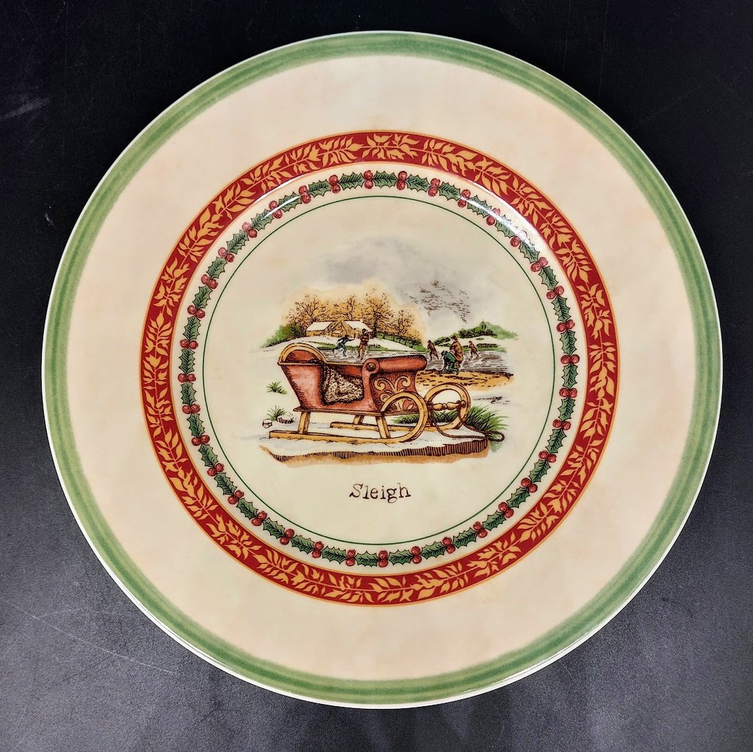 Villeroy & Boch Festive Memories: Kuchenteller / Frühstücksteller Sleigh (Schlitten) Villeroy & Boch (7121109614729)