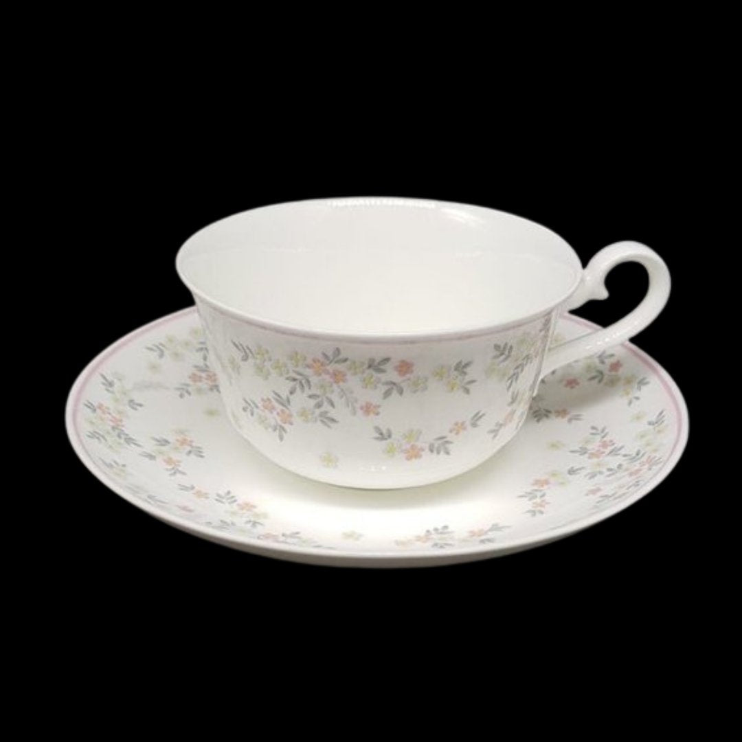Villeroy & Boch Heinrich Fleurosa: Teetasse / Tasse mit Unterteller Villeroy & Boch (7120978837641)