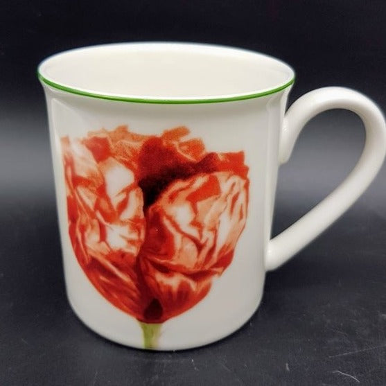 Villeroy & Boch Flora: Henkelbecher / Kaffeebecher Coquelicot - neu Villeroy & Boch (7120982114441)