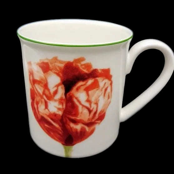 Villeroy & Boch Flora: Henkelbecher / Kaffeebecher Coquelicot - neu Villeroy & Boch (7120982114441)