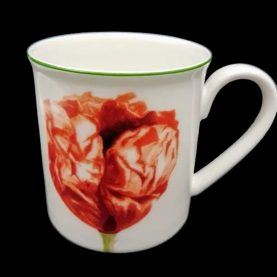 Villeroy & Boch Flora: Henkelbecher / Kaffeebecher Coquelicot Villeroy & Boch (7120982311049)