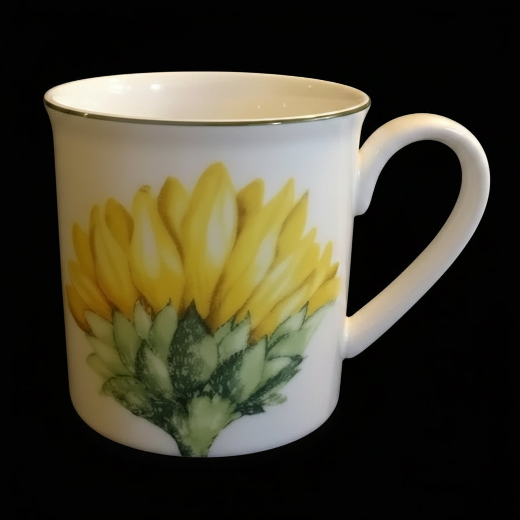 Villeroy & Boch Flora: Henkelbecher / Kaffeebecher Tournesol Villeroy & Boch (7120888135817)