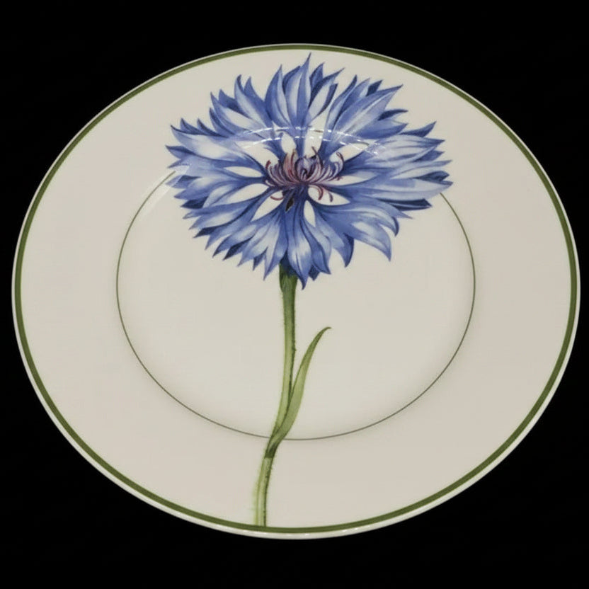 Villeroy & Boch Flora: Kuchenteller / Frühstücksteller Bleuet, blau - neuwertig Villeroy & Boch (7120745169033)