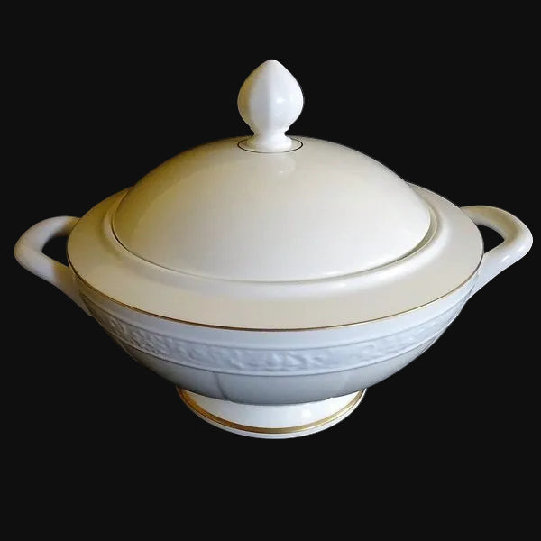 Villeroy & Boch Ivoire: Suppenterrine / Terrine / Schüssel mit Deckel 1,4 l Villeroy & Boch (7120742449289)