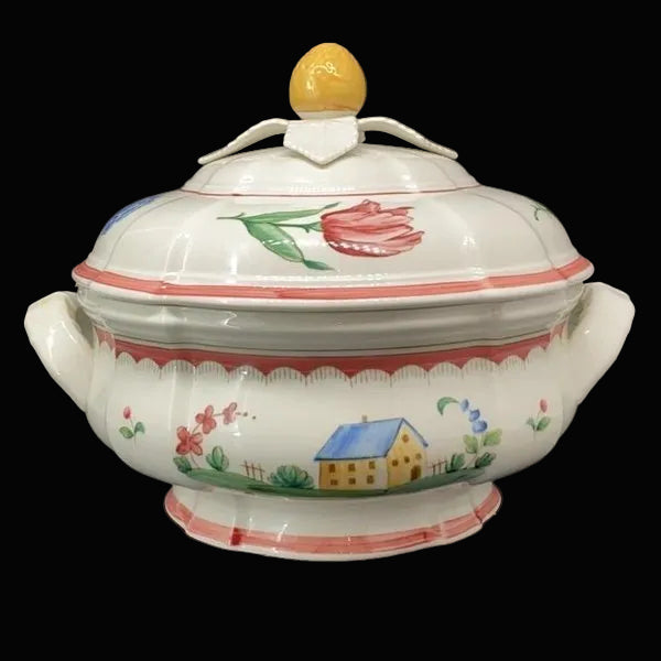 Villeroy & Boch Jardin d´alsace: Terrine / Ragoutschüssel / Schüssel mit Deckel Villeroy & Boch (7120914284681)