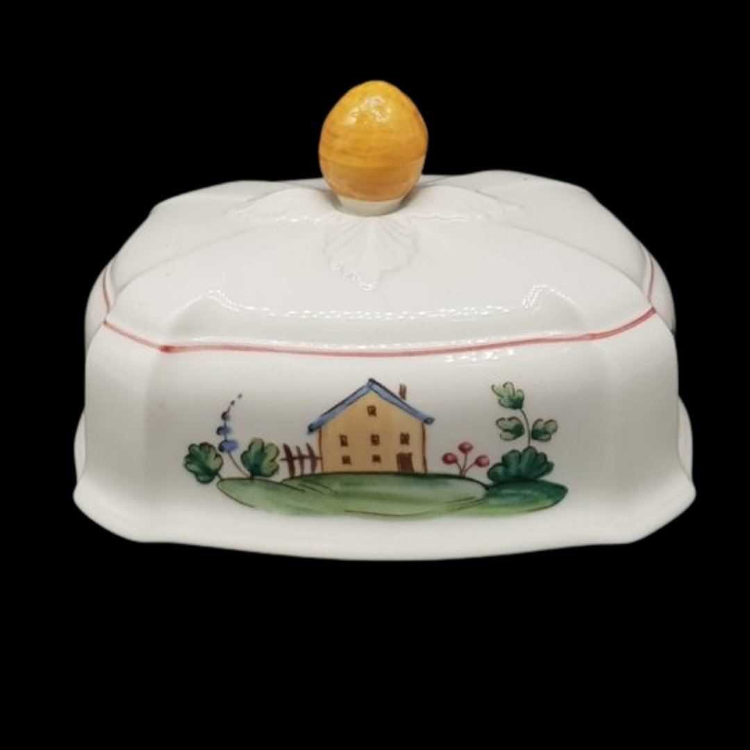 Villeroy & Boch Jardin d´alsace Village: Butterdosenoberteil - neu Villeroy & Boch (7120926670985)