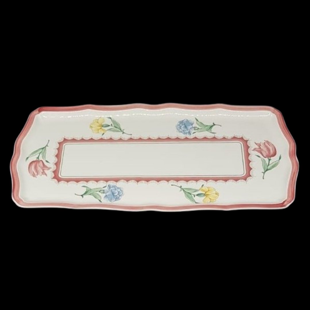 Villeroy & Boch Jardin d´alsace: Königskuchenplatte / Stollenplatte / Platte - neu Villeroy & Boch (7120914317449)