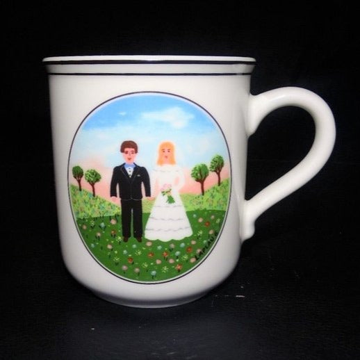 Villeroy & Boch Naif Wedding: Henkelbecher / Kaffeebecher Hochzeit Villeroy & Boch (7120740057225)