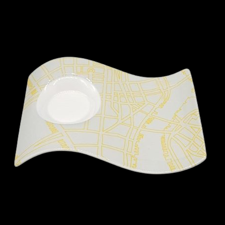 Villeroy & Boch New Wave: Partyplate New York groß, ca 22,5 x 15,5 cm - neu Villeroy & Boch (7120981426313)