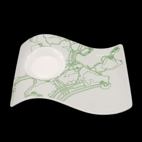 Villeroy & Boch New Wave: Partyplate Rio de Janeiro mittel, ca 20 x 13,5 cm - neu Villeroy & Boch (7120981590153)