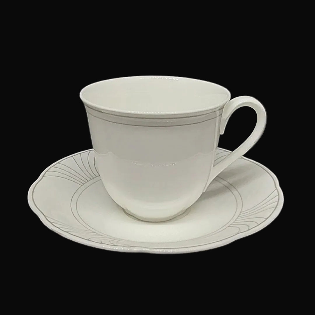 Villeroy & Boch Piano: Kaffeetasse / Tasse mit Unterteller - neuwertig Villeroy & Boch (7120971858057)