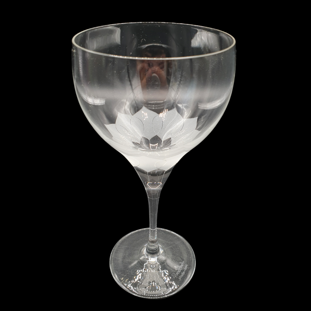 Rosenthal Lotus Relief: Weinglas / Glas - mittelgroß - 2 Villeroy & Boch (7121018192009)