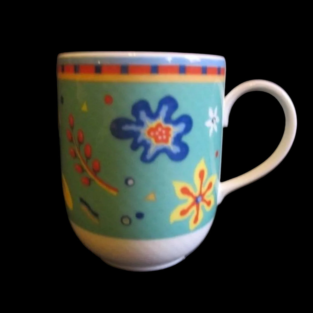Villeroy & Boch Gallo Safara: Kaffeebecher / Henkelbecher blau Porzellanladen.online (7120717250697)