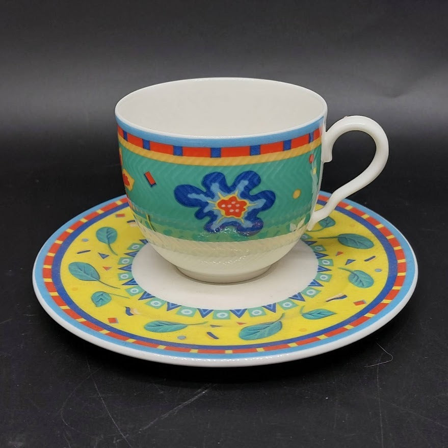 Villeroy & Boch Gallo Safara: Kaffeetasse / Tasse mit Unterteller Porzellanladen.online (7120717512841)