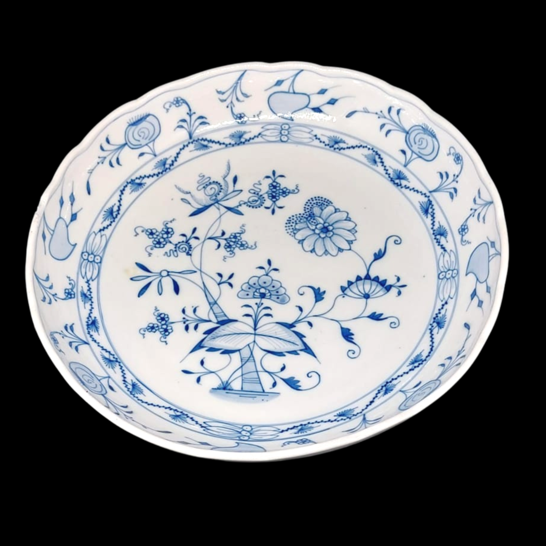 Stadt Meissen Zwiebelmuster: Schale rund - gut Hutschenreuther (7120797204617)