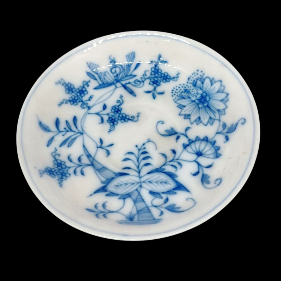 Stadt Meissen Zwiebelmuster: Unterteller / Untertasse - ca 12 cm Hutschenreuther (7120796942473)