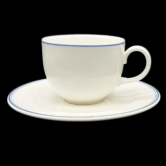 Villeroy & Boch Tipo blue: Kaffeetasse / Tasse mit Unterteller Villeroy & Boch (7120964321417)