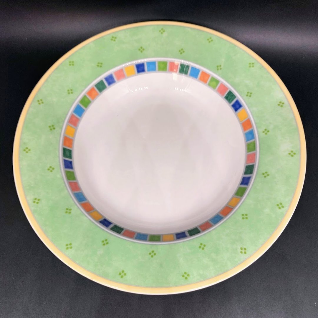 Villeroy & Boch Twist Alea Verde: Suppenteller / tiefer Teller - gebraucht Villeroy & Boch (7120699850889)