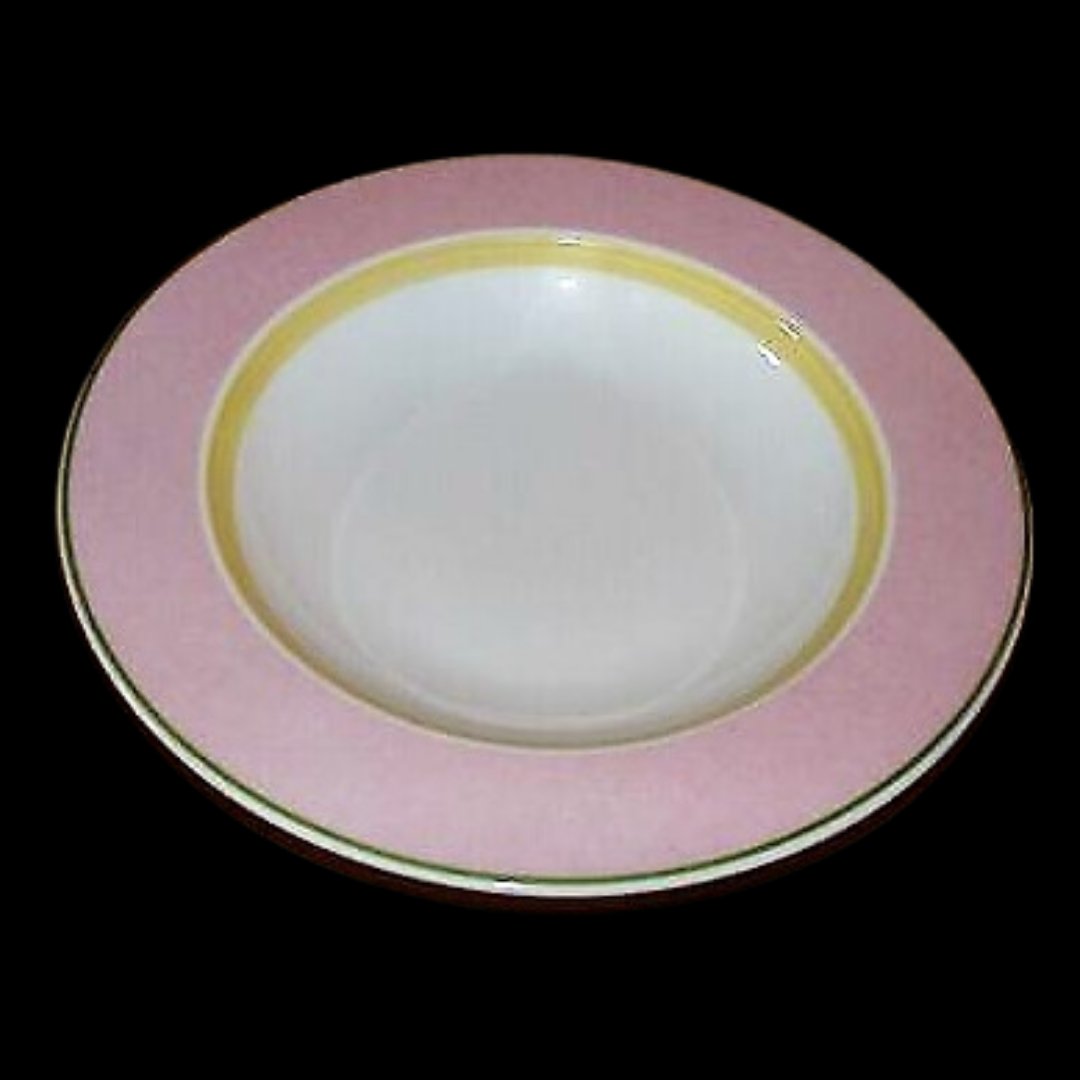 V & B Twist Colour Pink: Suppenteller - unbenutzt! Villeroy & Boch (7120699392137)