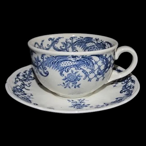Villeroy & Boch Valeria blau: Teetasse / Tasse mit Unterteller Villeroy & Boch (7120822993033)