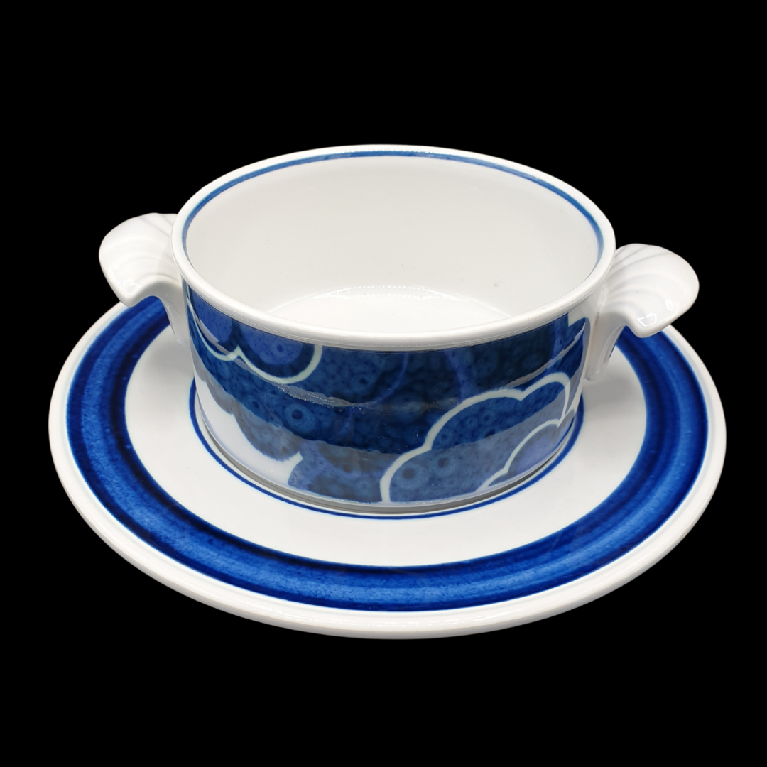 Villeroy & Boch Blue Cloud: Suppentasse mit Unterteller Villeroy & Boch (7120710140041)