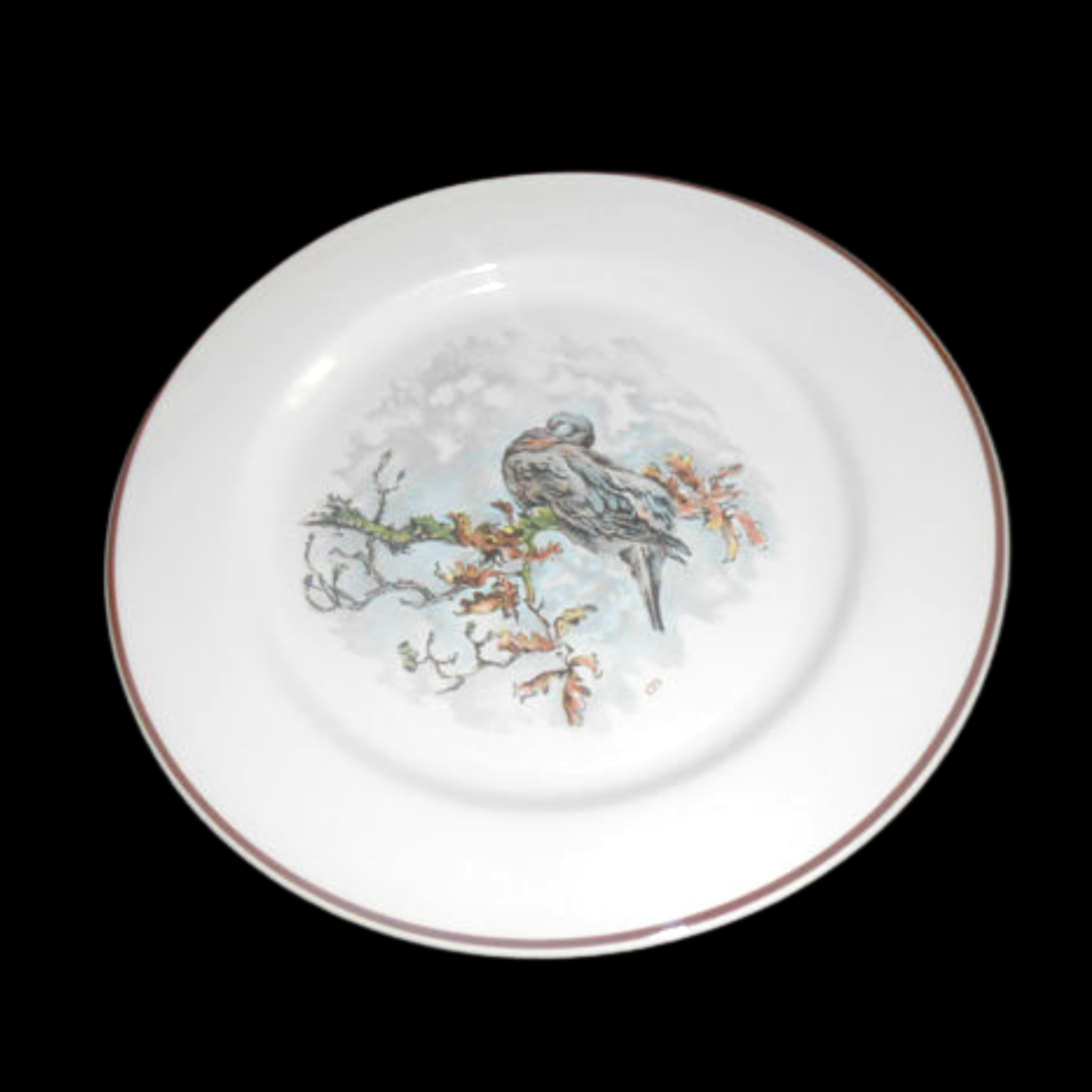 Villeroy & Boch Fontainebleau: Kuchenteller / Frühstücksteller Motiv 6 - Taube Villeroy & Boch (7120868704393)