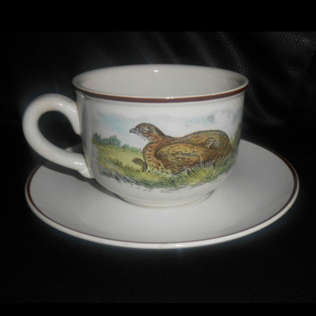 Villeroy & Boch Fontainebleau: Tasse / Teetasse / Kaffeetasse mit Ut - Vogel Villeroy & Boch (7120869130377)