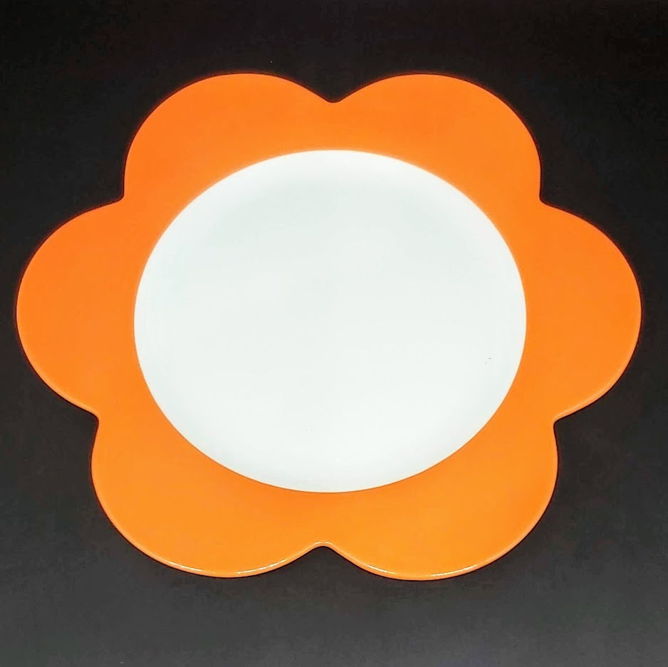 Villeroy & Boch Wonderful World: Kuchenteller / Frühstücksteller Blume - orange Villeroy & Boch (7120897835145)
