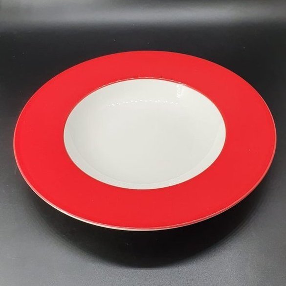Villeroy & Boch Wonderful World: Suppenteller / tiefer Teller - rot Villeroy & Boch (7120899342473)