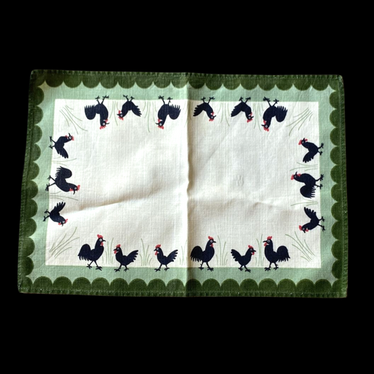 Zeller Keramik Hahn und Henne: Platzdeckchen / Platzset / Deckchen Zeller Keramik (7120758866057)