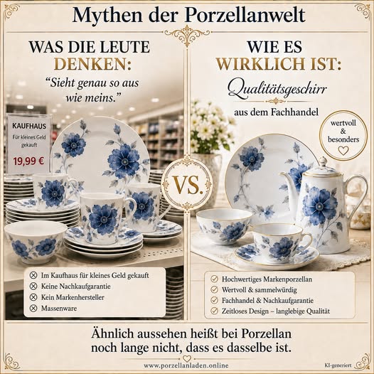 Gleiches Aussehen bedeutet nicht gleicher Wert