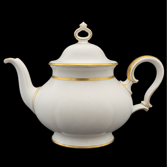 Rosenthal Chippendale: Teekanne / Kanne mit Goldrand