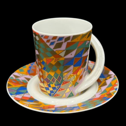 Rosenthal Studio Line Cupola: Mokkatasse / Espressotasse mit Unterteller - Sammeltasse Nr. 2