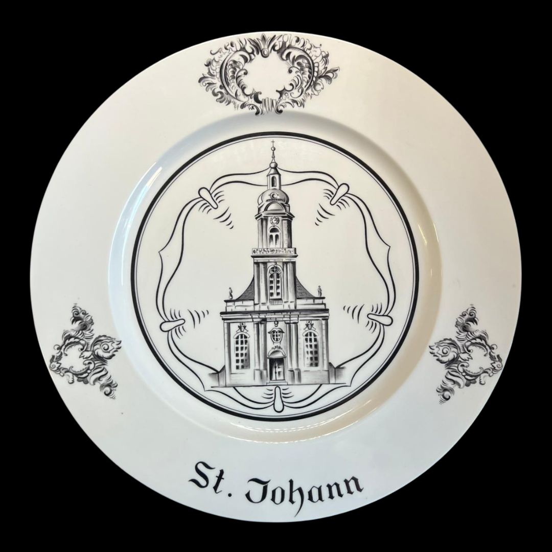 Villeroy & Boch: Sammelteller / Wandteller "St. Johann" - Saarland