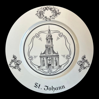 Villeroy & Boch: Sammelteller / Wandteller "St. Johann" - Saarland
