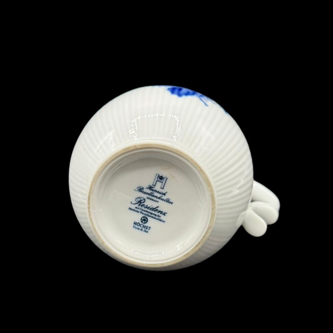 Heinrich / Höchst Residenz "Blaue Rose": Kaffeekanne / Kanne für Kaffee ohne Deckel