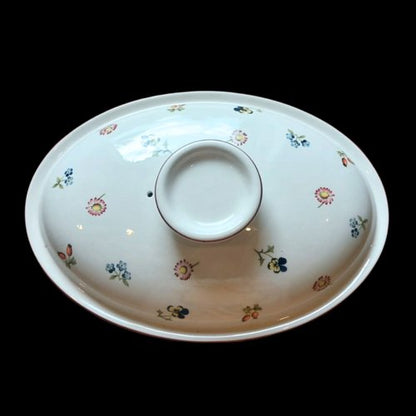 Villeroy & Boch Petite Fleur: Bräter / Auflaufform mit Deckel, groß - Vilbofour / Kochgeschirr (8692529004868)