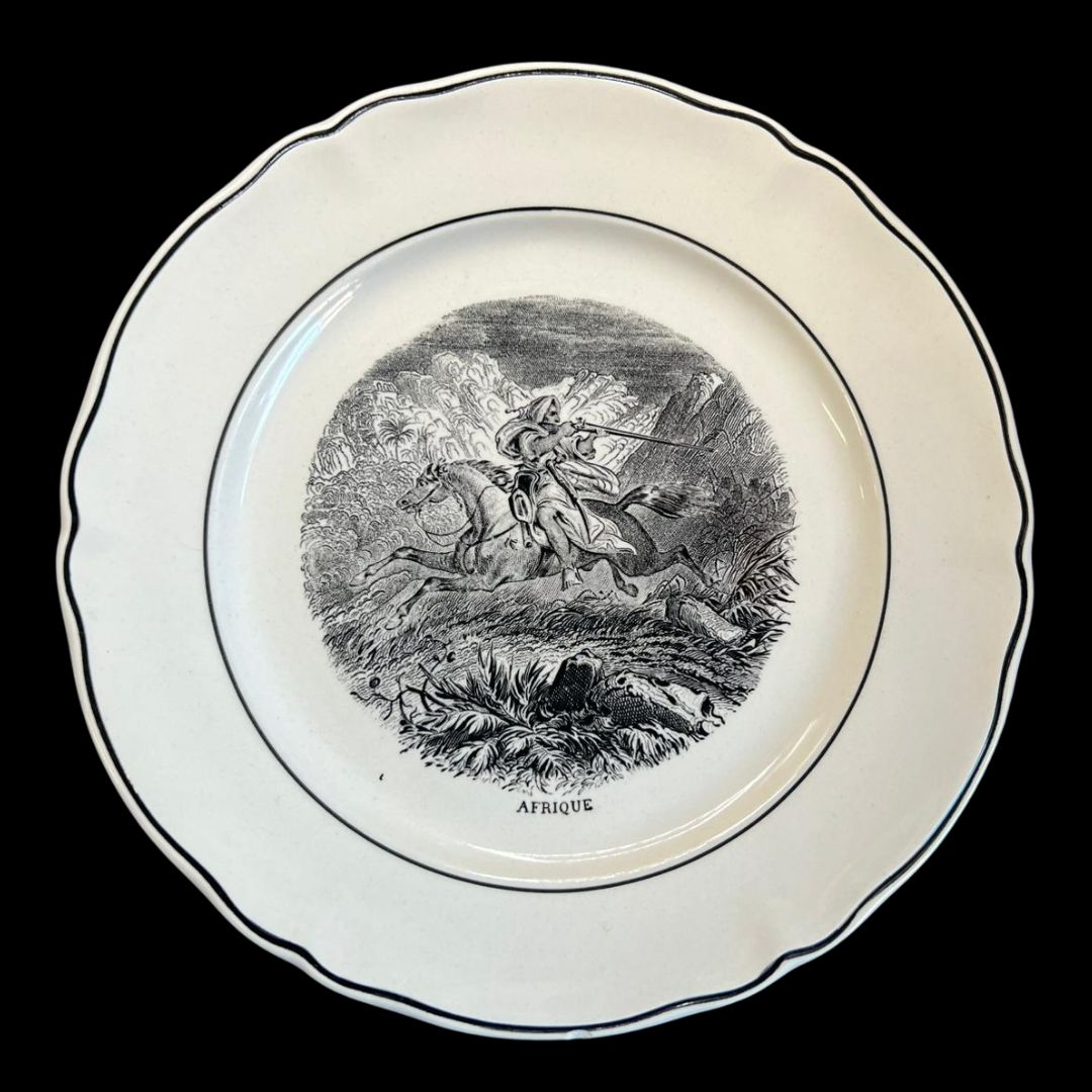 Villeroy & Boch Alt Mettlach: Sammelteller "Afrique" 5