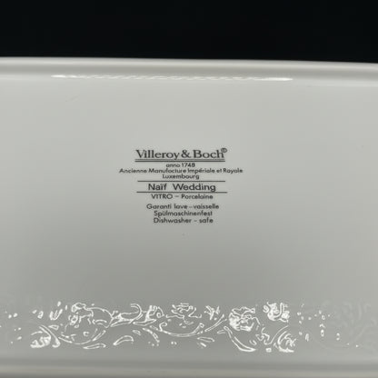 Villeroy & Boch Naif Wedding: Königskuchenplatte / Stollenplatte / Platte