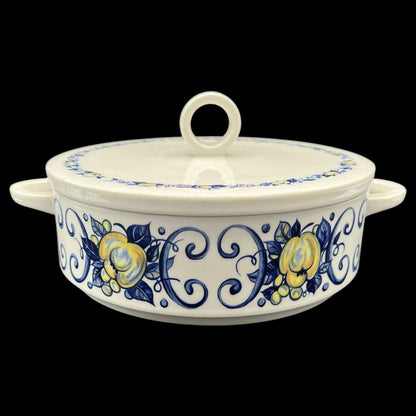 Villeroy & Boch Cadiz: Auflaufform / Backform  mit Griffen und Deckel - 20,5 cm