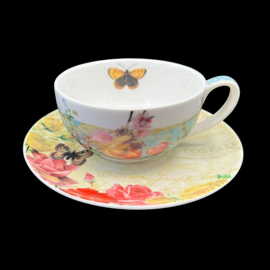 ppd: Tea for one / Teekanne mit Tasse und Unterteller
