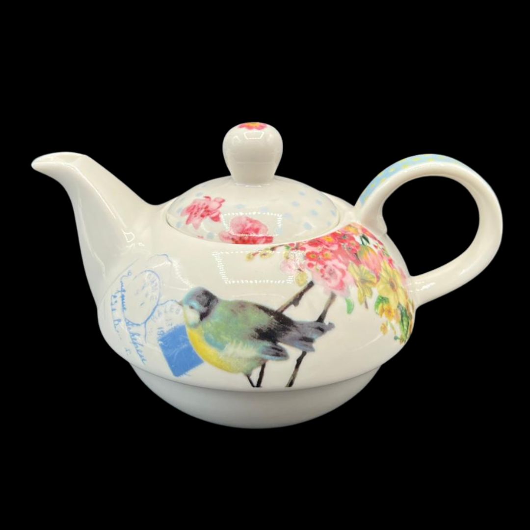 ppd: Tea for one / Teekanne mit Tasse und Unterteller