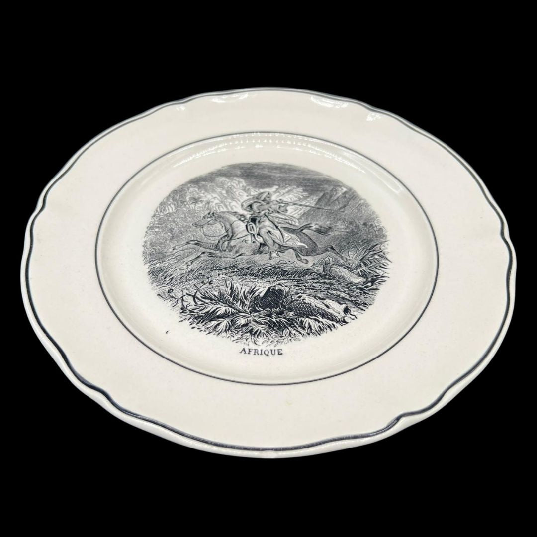 Villeroy & Boch Alt Mettlach: Sammelteller "Afrique" 5
