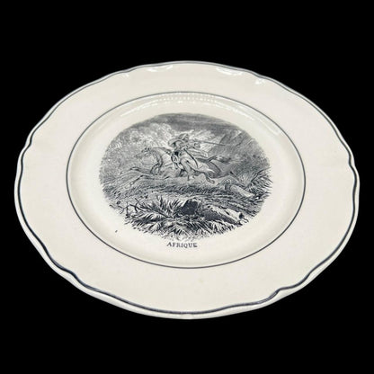 Villeroy & Boch Alt Mettlach: Sammelteller "Afrique" 5