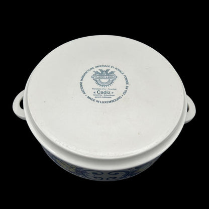 Villeroy & Boch Cadiz: Auflaufform / Backform  mit Griffen und Deckel - 20,5 cm