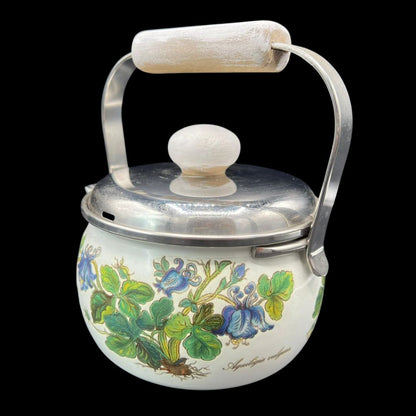 Villeroy & Boch Botanica: Wasserkessel / Kessel mit Holzgriff - selten